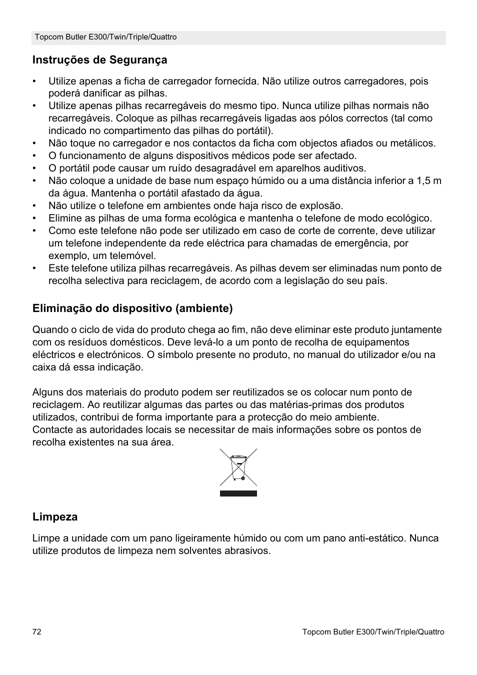 Topcom Butler E300 User Manual | Page 76 / 208