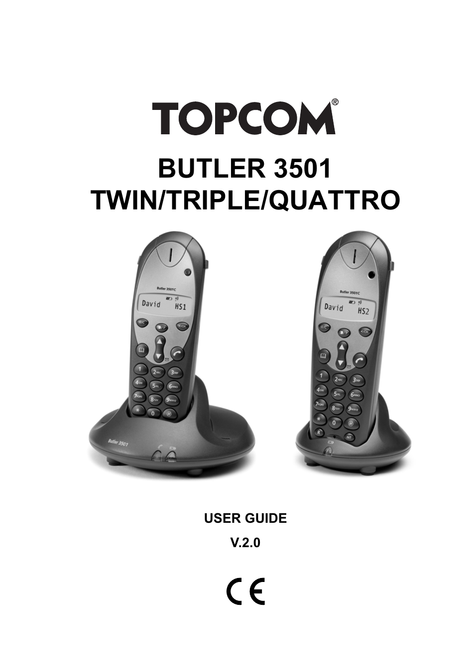 Topcom Butler 3501 User Manual | 28 pages