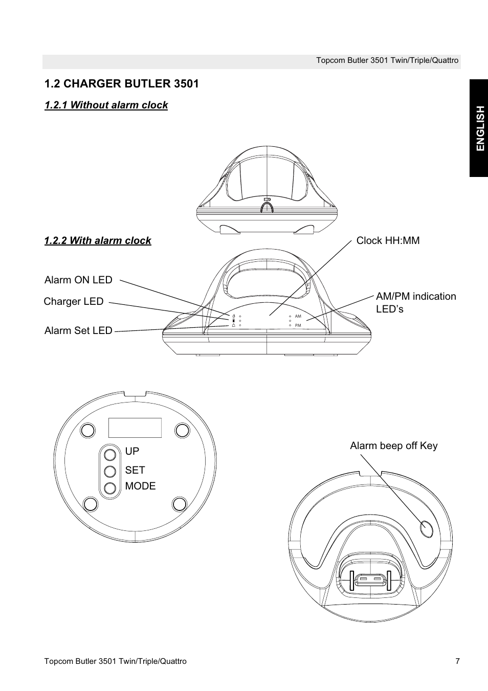 Topcom Butler 3501 User Manual | Page 7 / 28