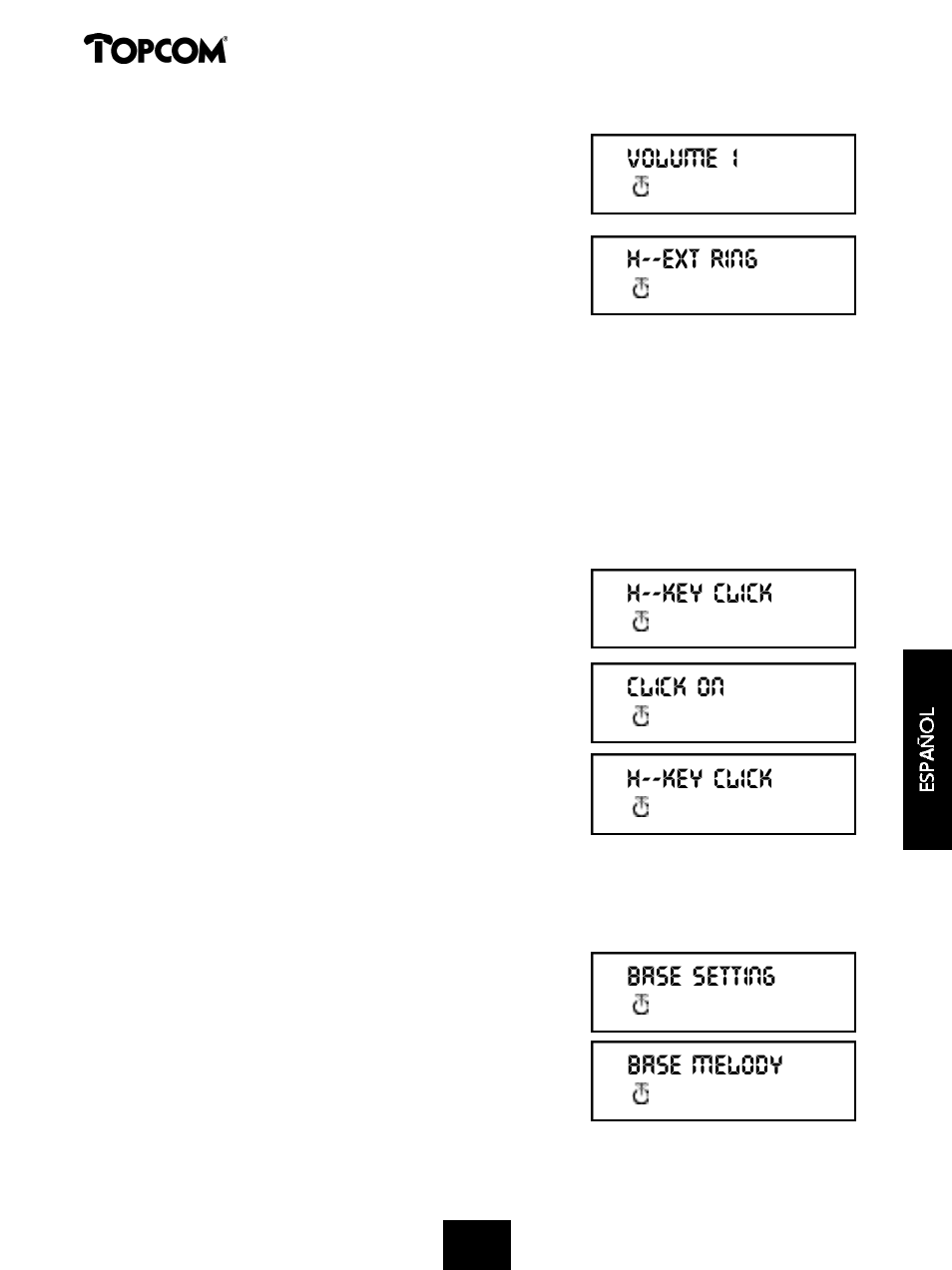 Butler 575 | Topcom 575s User Manual | Page 35 / 43