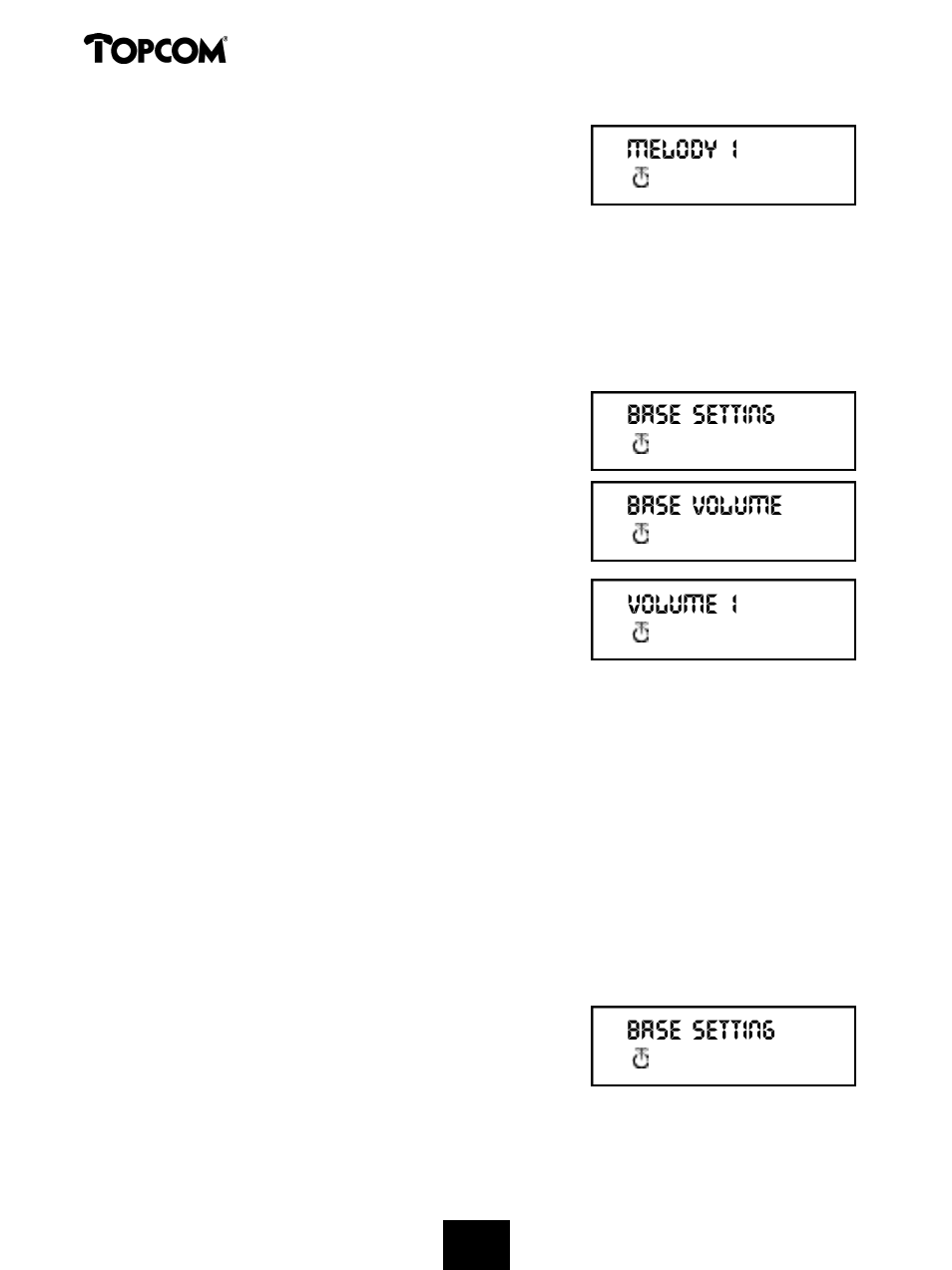 Butler 575 | Topcom 575s User Manual | Page 36 / 43