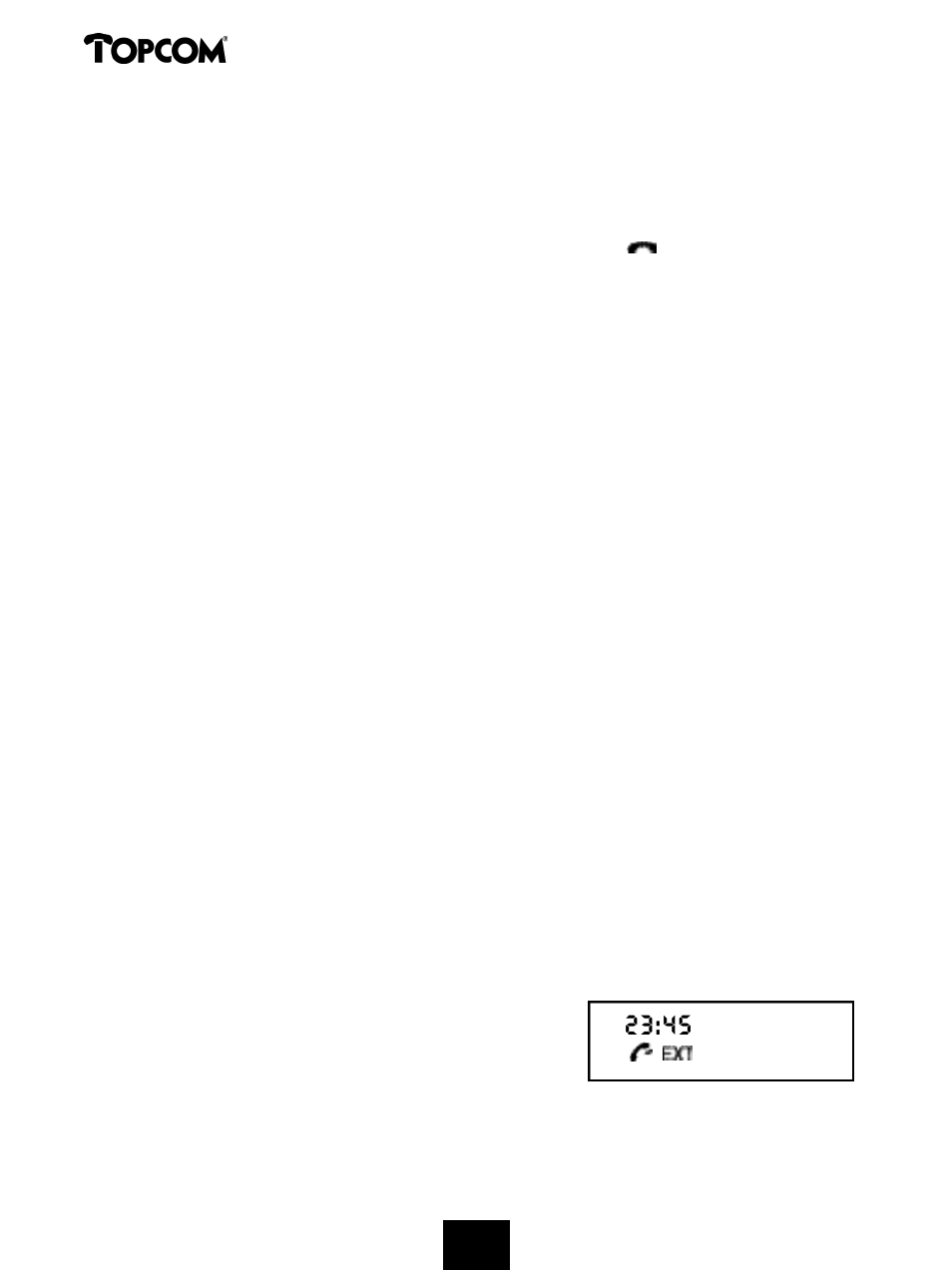 Butler 575 | Topcom 575s User Manual | Page 8 / 43