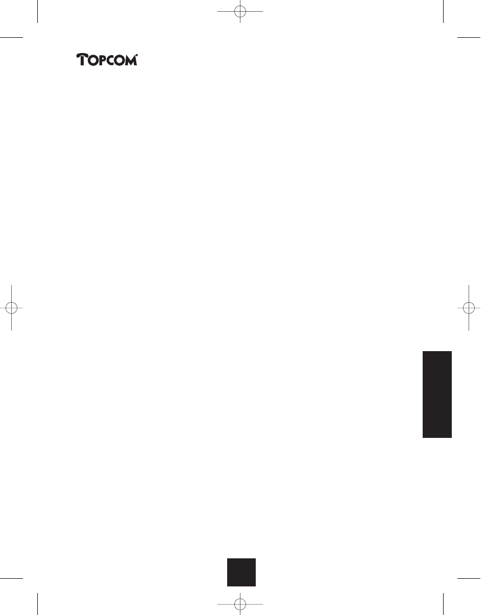 Butler 2450 | Topcom BUTLER 2450 User Manual | Page 101 / 164