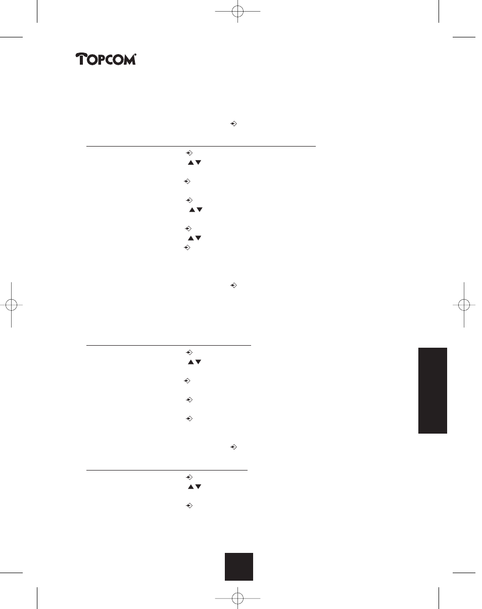 Butler 2450 | Topcom BUTLER 2450 User Manual | Page 113 / 164