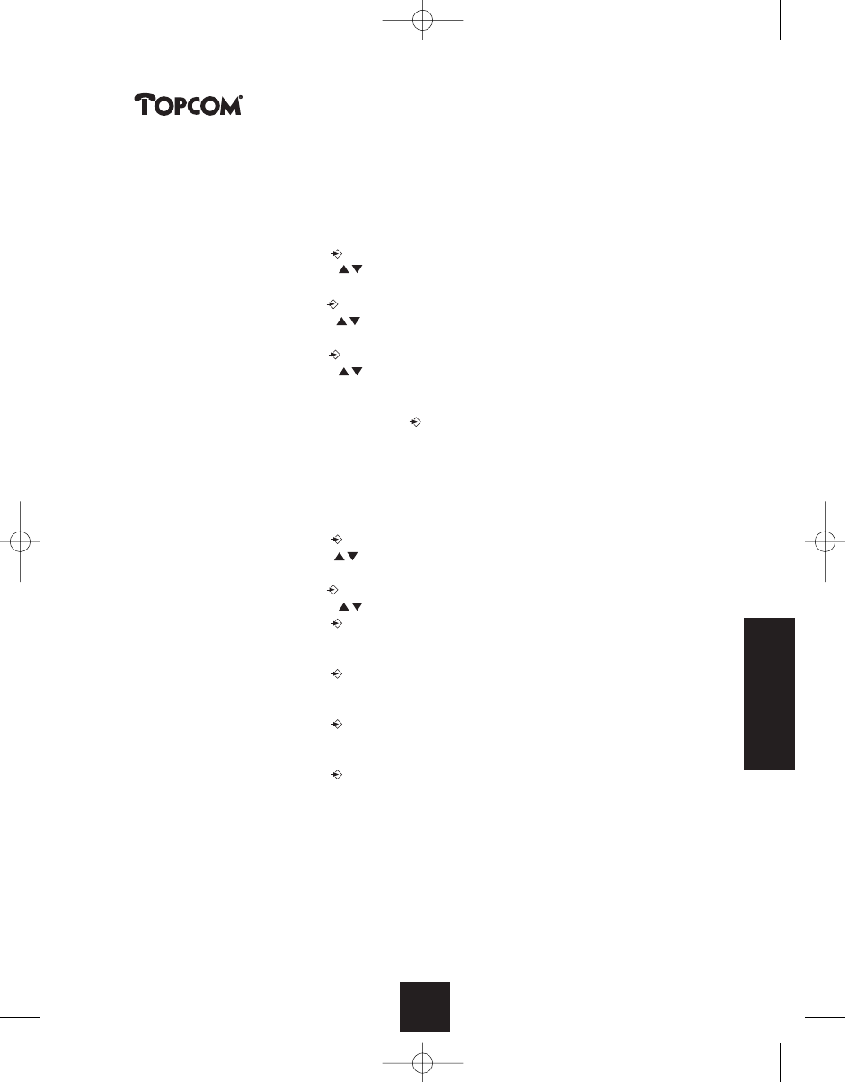 Butler 2450 | Topcom BUTLER 2450 User Manual | Page 115 / 164