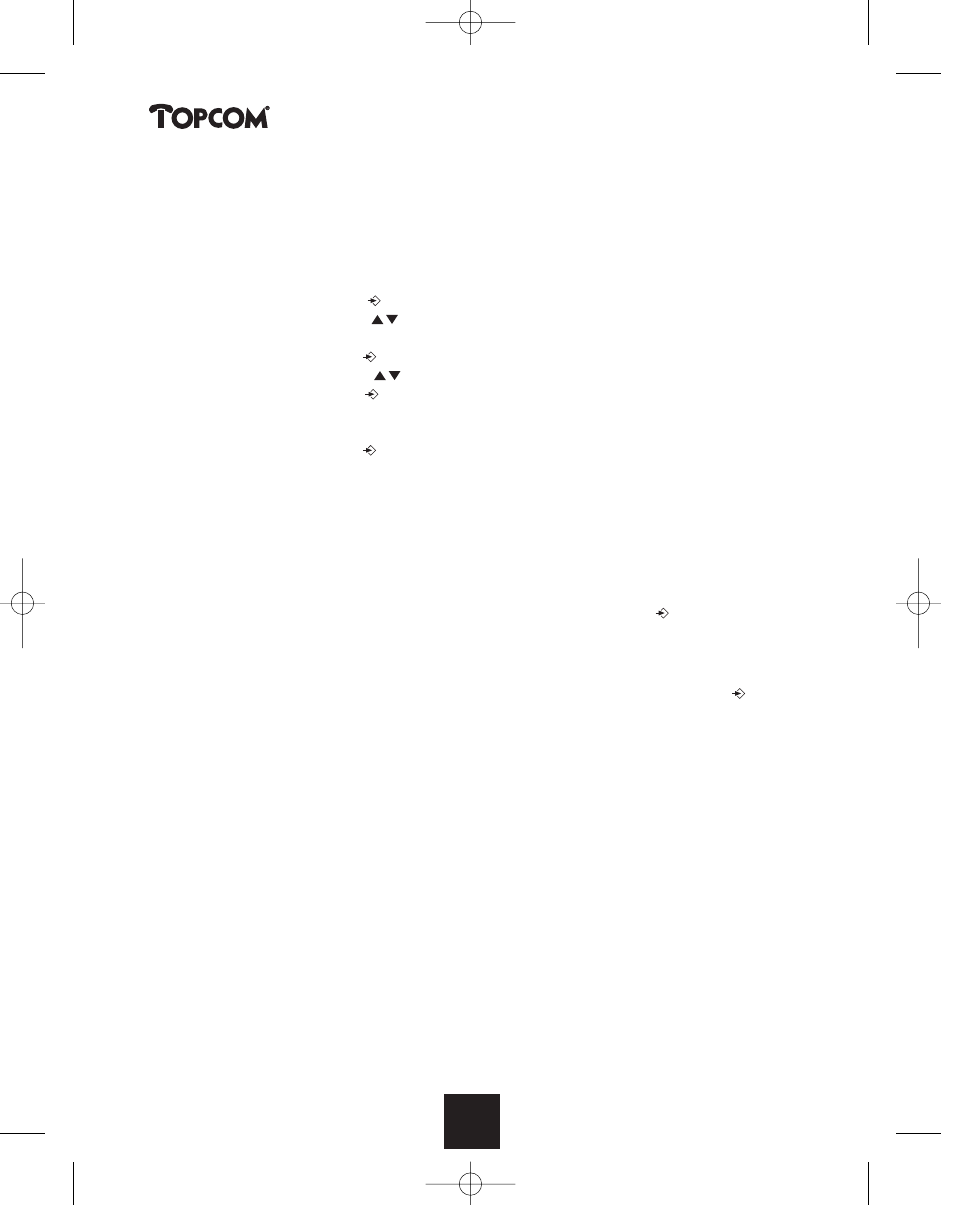 Butler 2450 | Topcom BUTLER 2450 User Manual | Page 120 / 164