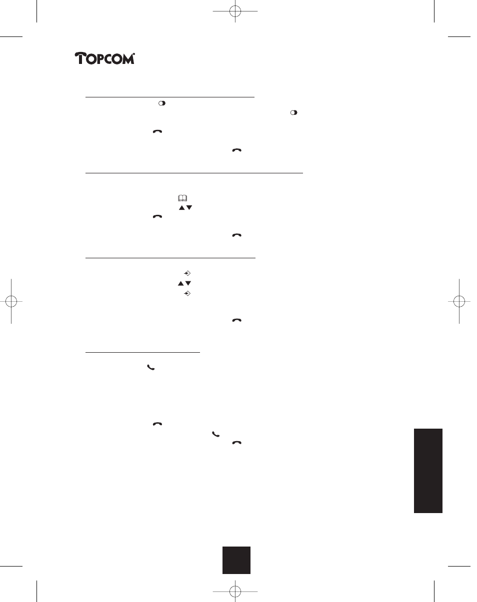 Butler 2450 | Topcom BUTLER 2450 User Manual | Page 139 / 164