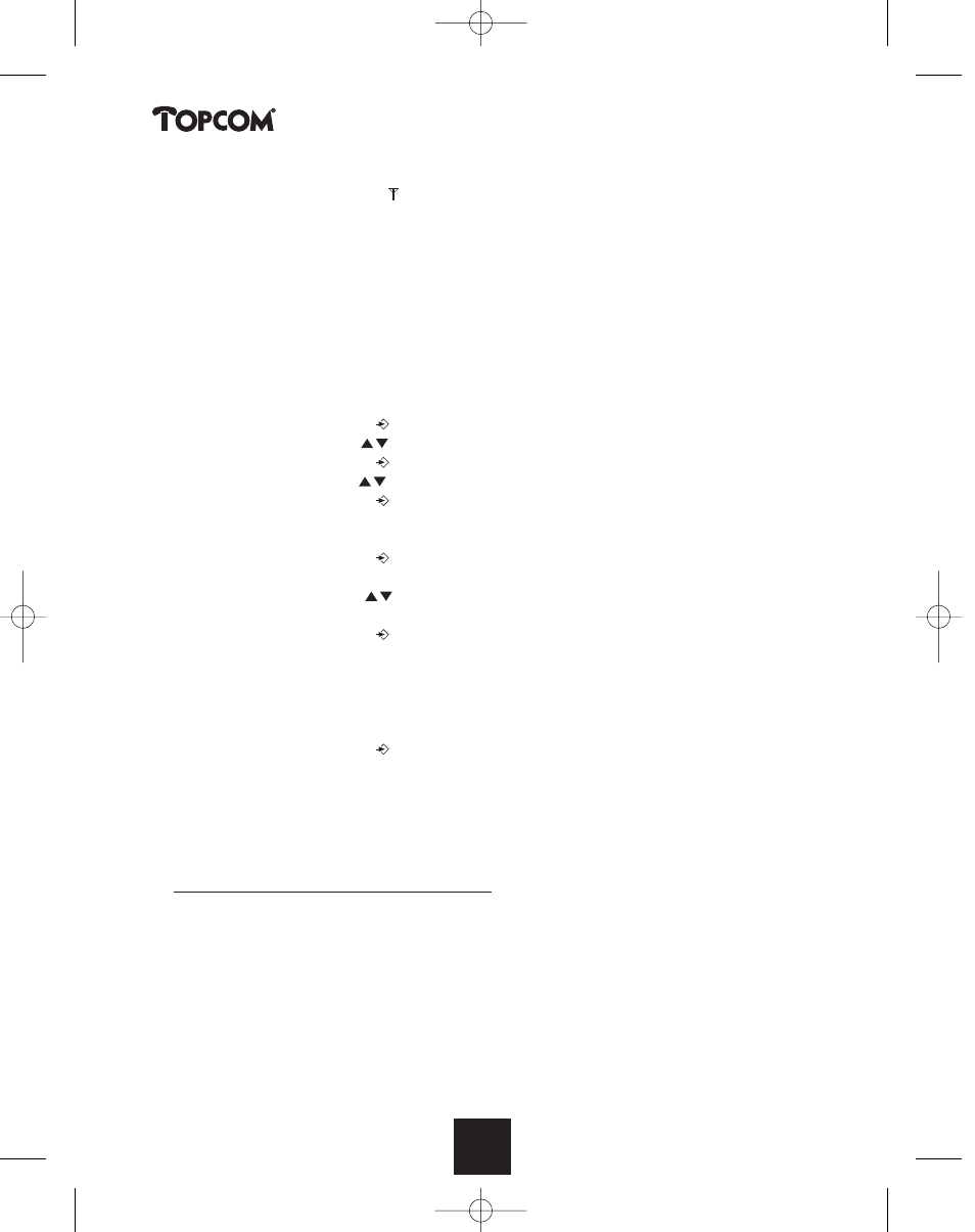 Butler 2450 | Topcom BUTLER 2450 User Manual | Page 150 / 164