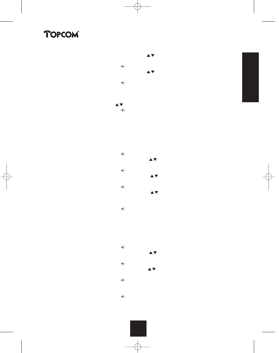 Butler 2450 | Topcom BUTLER 2450 User Manual | Page 19 / 164