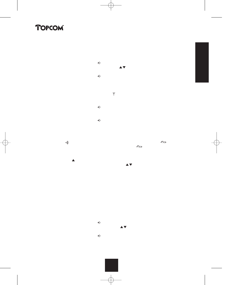 Butler 2450 | Topcom BUTLER 2450 User Manual | Page 21 / 164
