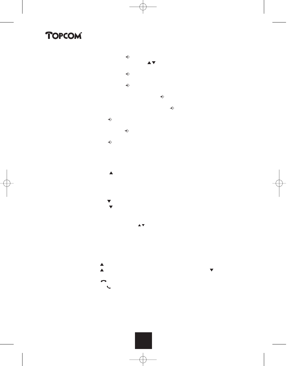 Butler 2450 | Topcom BUTLER 2450 User Manual | Page 26 / 164