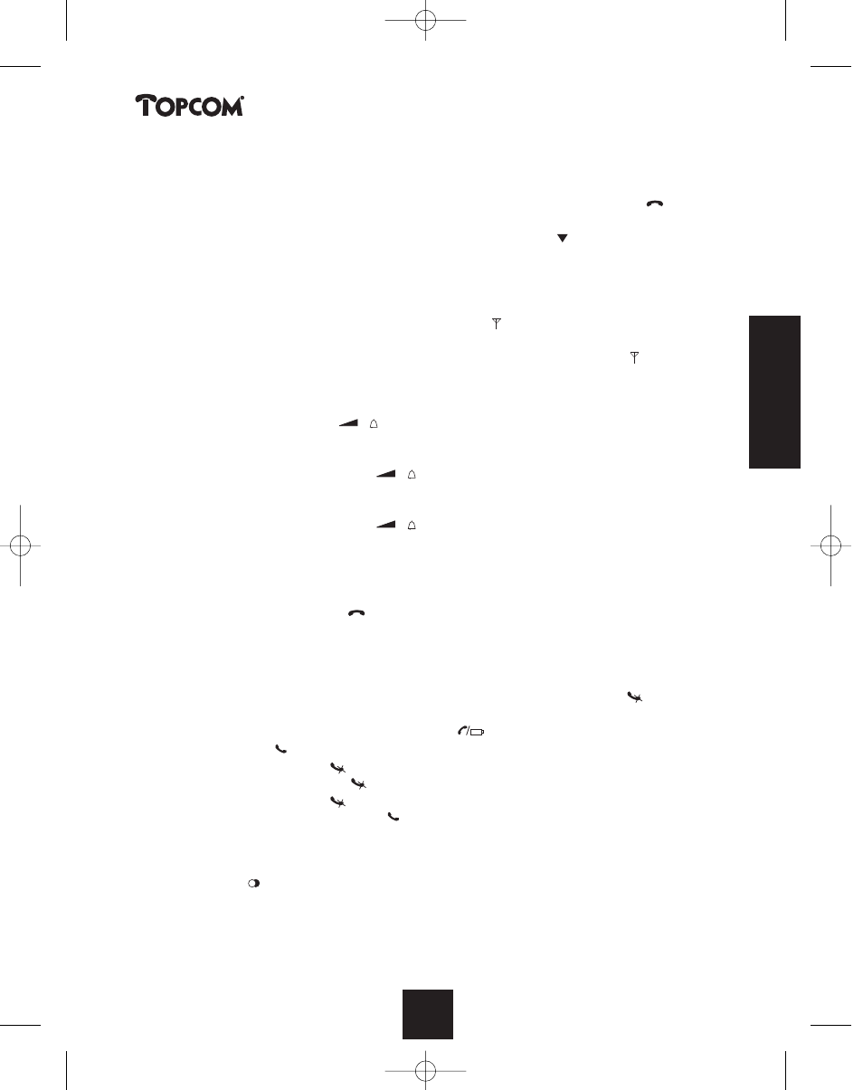 Butler 2450 | Topcom BUTLER 2450 User Manual | Page 47 / 164