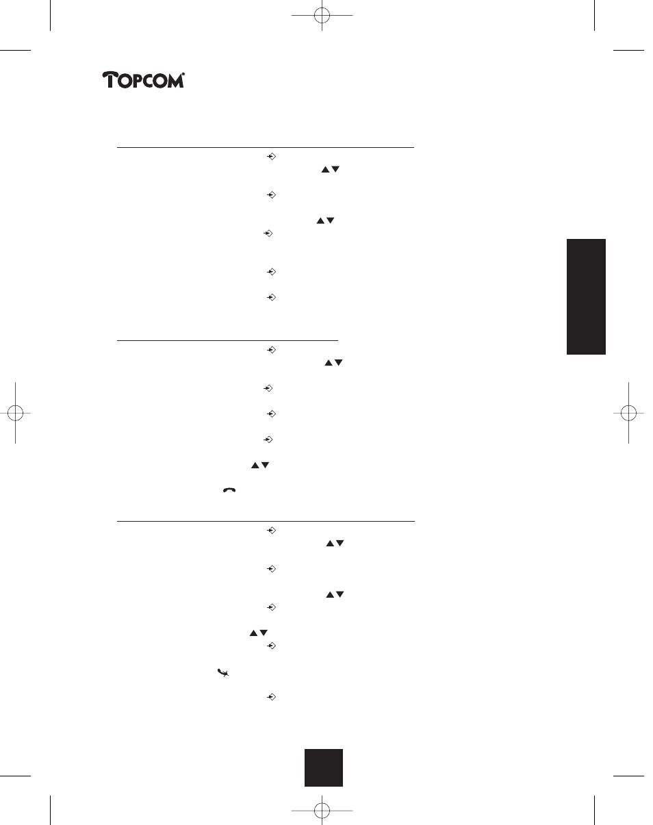 Butler 2450 | Topcom BUTLER 2450 User Manual | Page 49 / 164