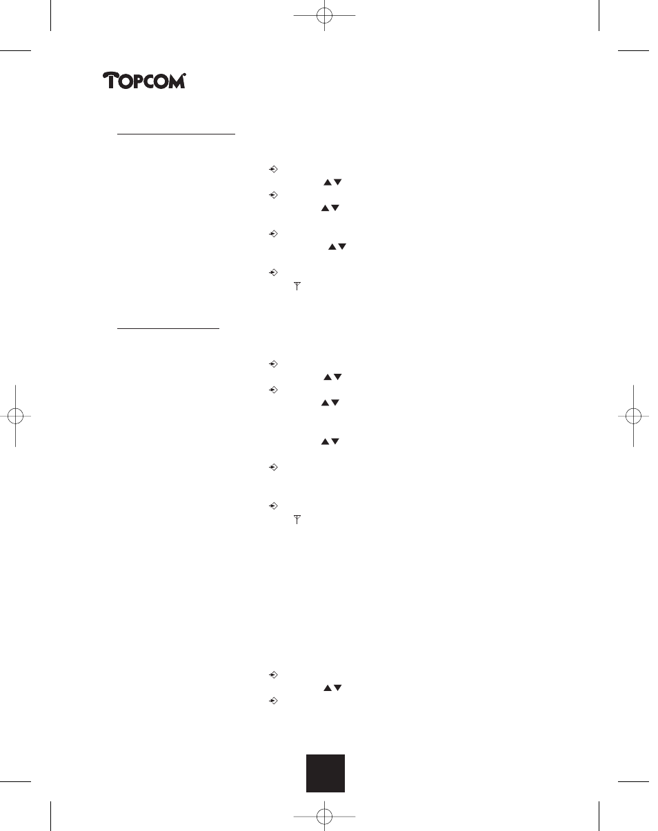 Butler 2450 | Topcom BUTLER 2450 User Manual | Page 56 / 164