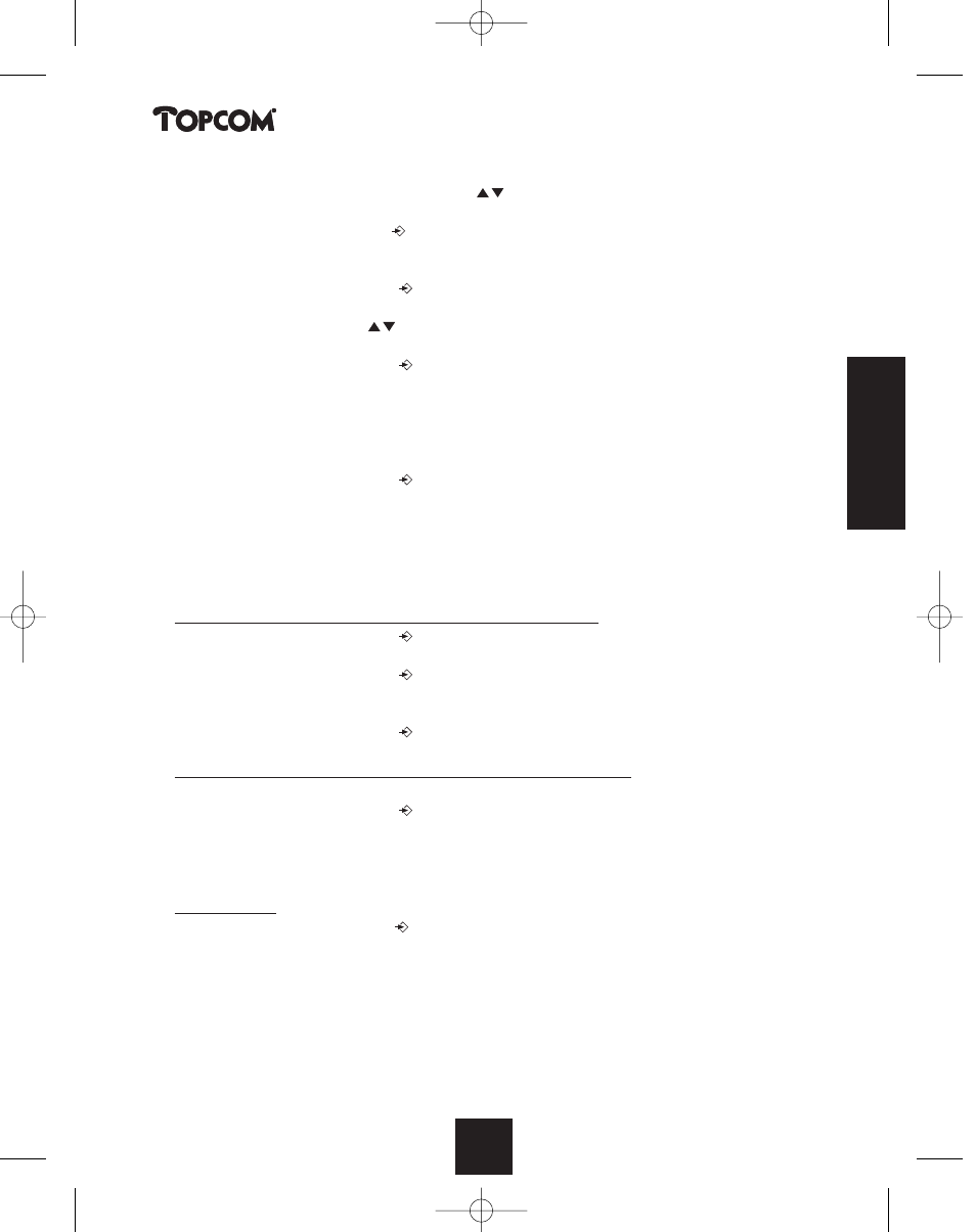 Butler 2450 | Topcom BUTLER 2450 User Manual | Page 57 / 164