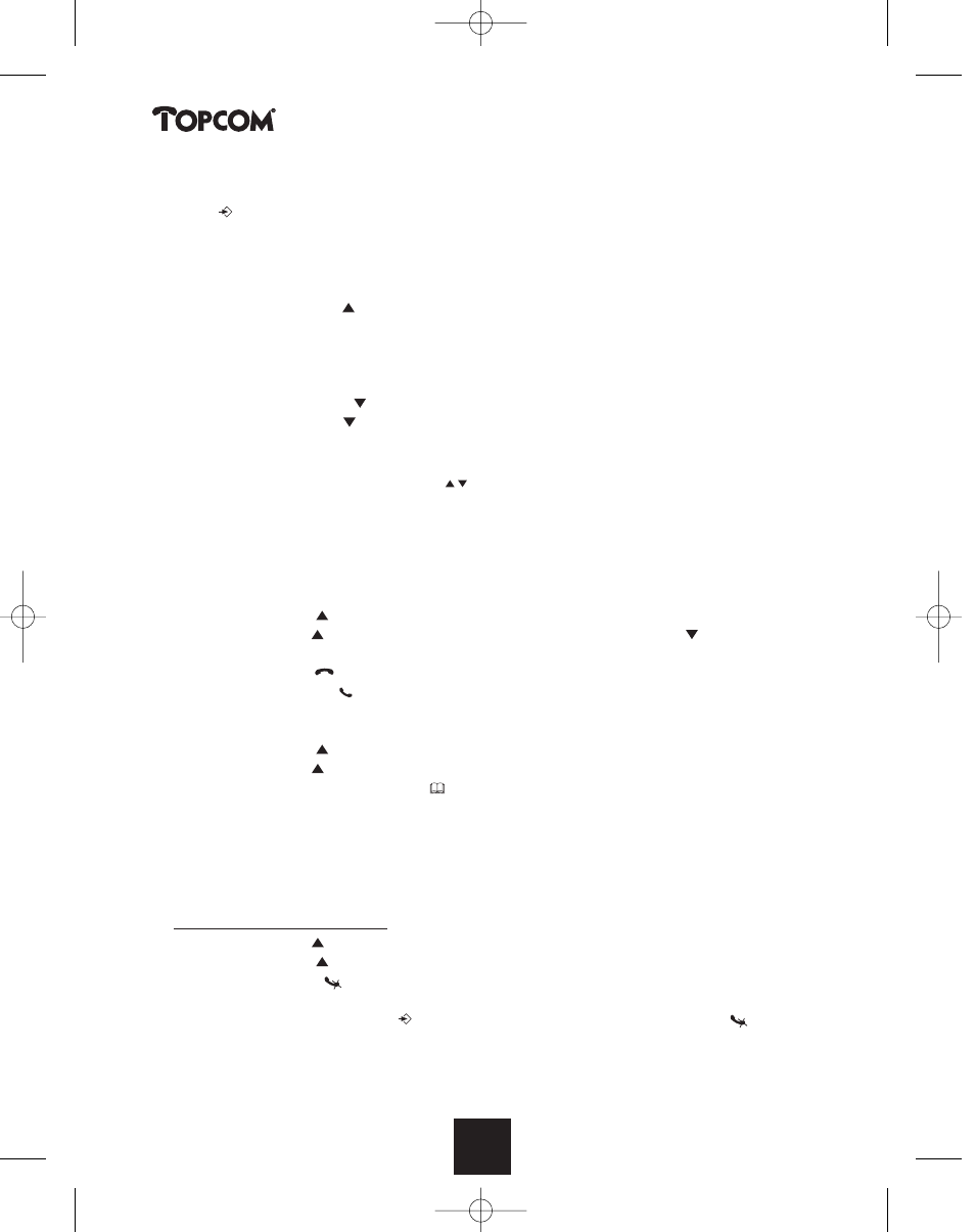 Butler 2450 | Topcom BUTLER 2450 User Manual | Page 60 / 164