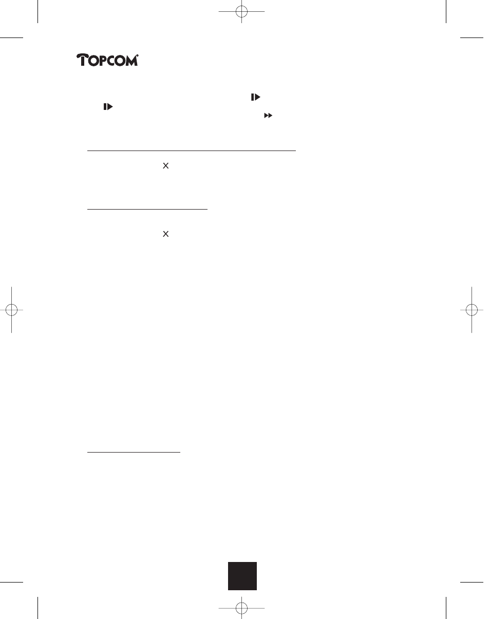 Butler 2450 | Topcom BUTLER 2450 User Manual | Page 66 / 164