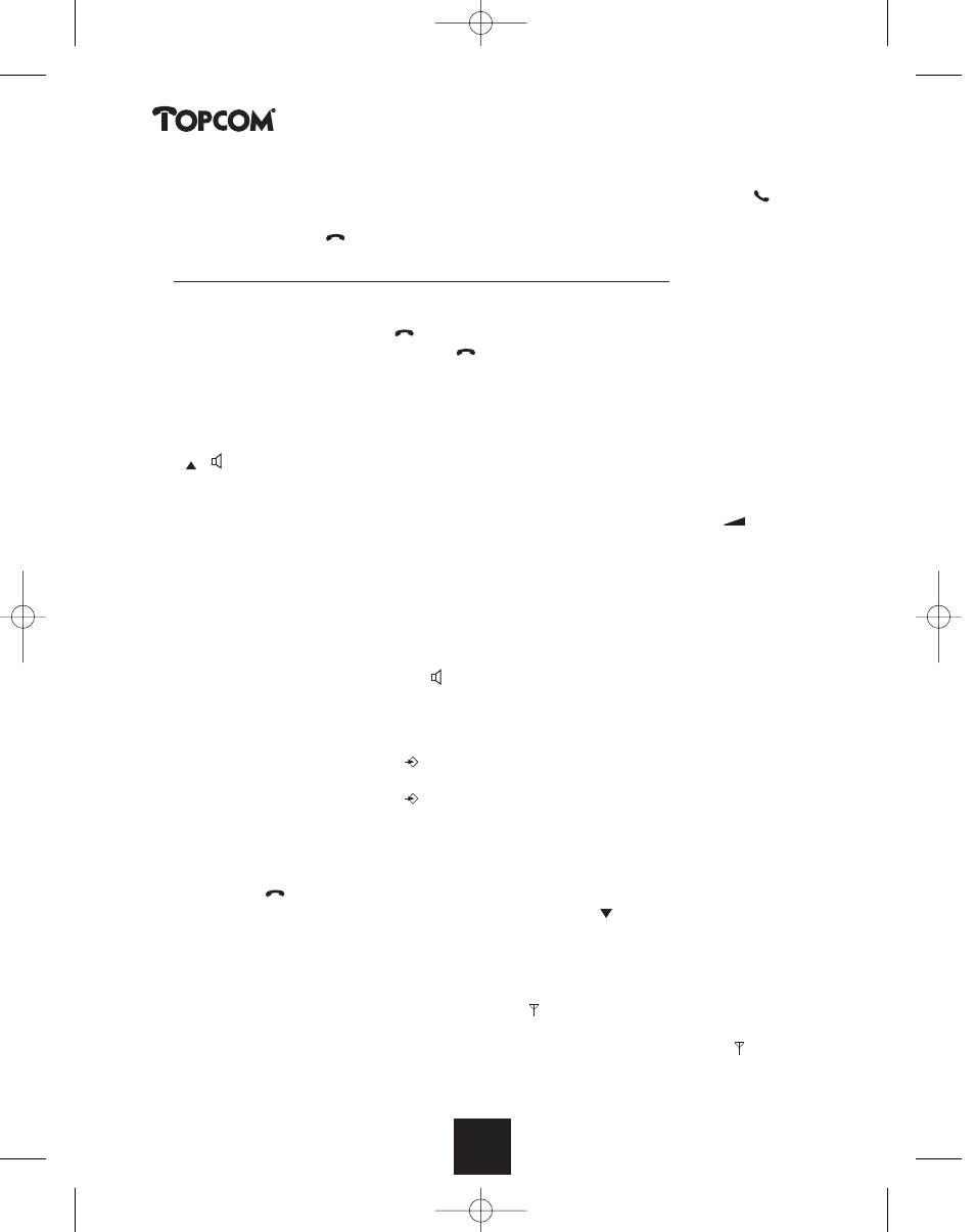 Butler 2450 | Topcom BUTLER 2450 User Manual | Page 78 / 164