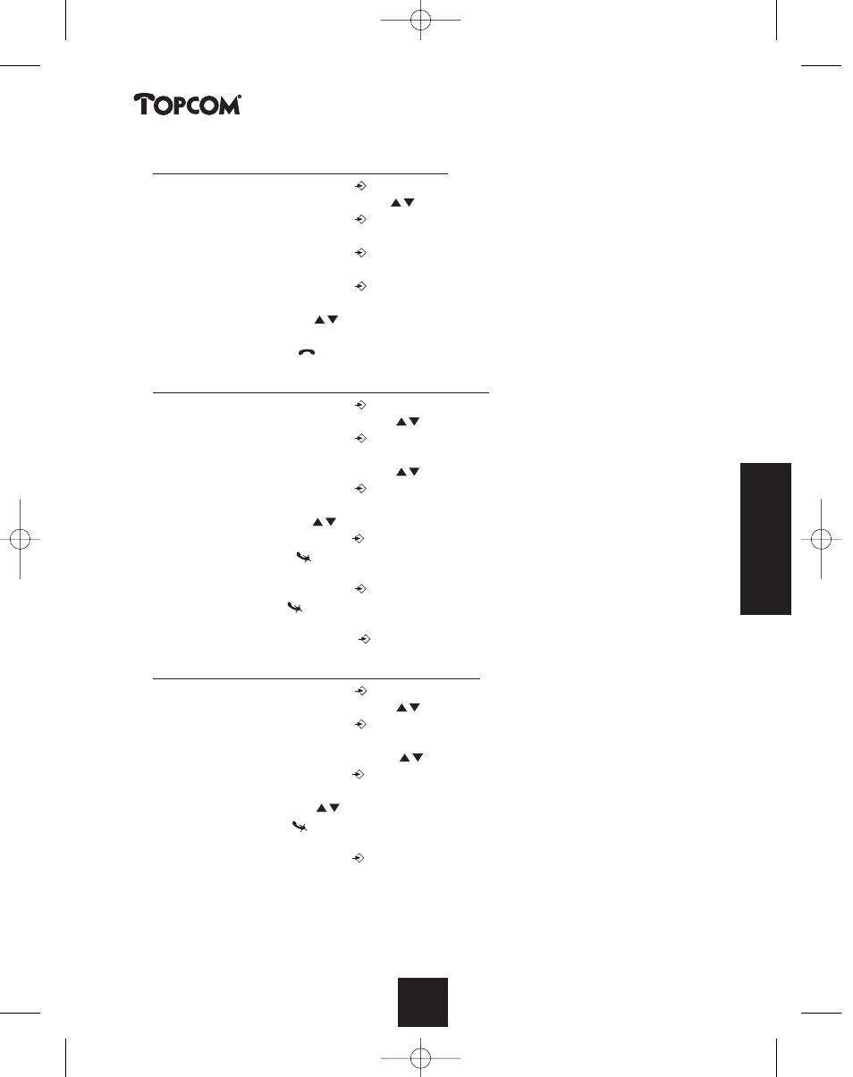 Butler 2450 | Topcom BUTLER 2450 User Manual | Page 81 / 164