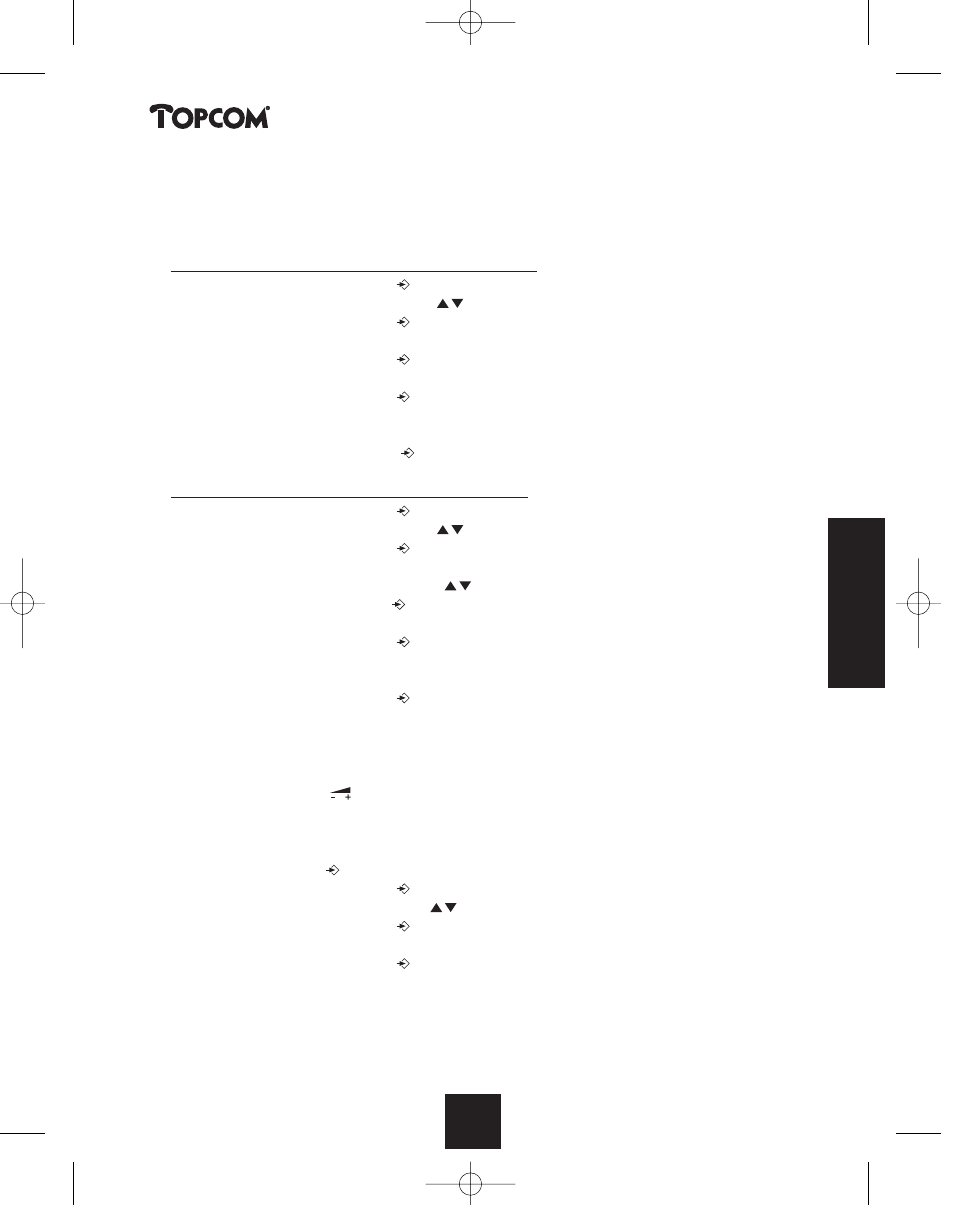 Butler 2450 | Topcom BUTLER 2450 User Manual | Page 83 / 164