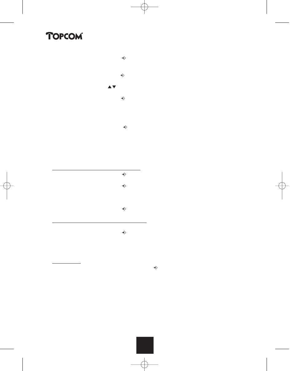 Butler 2450 | Topcom BUTLER 2450 User Manual | Page 88 / 164