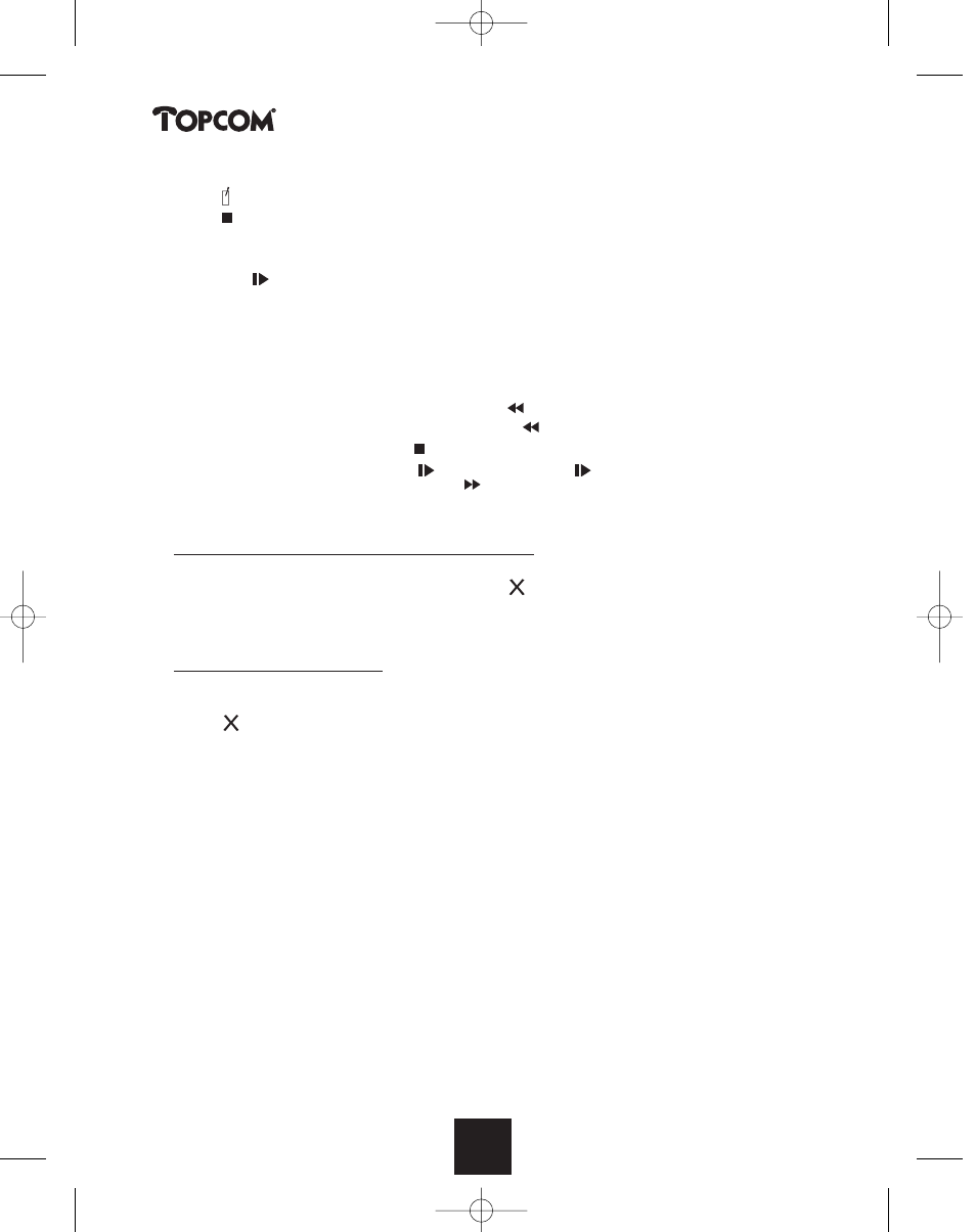 Butler 2450 | Topcom BUTLER 2450 User Manual | Page 96 / 164