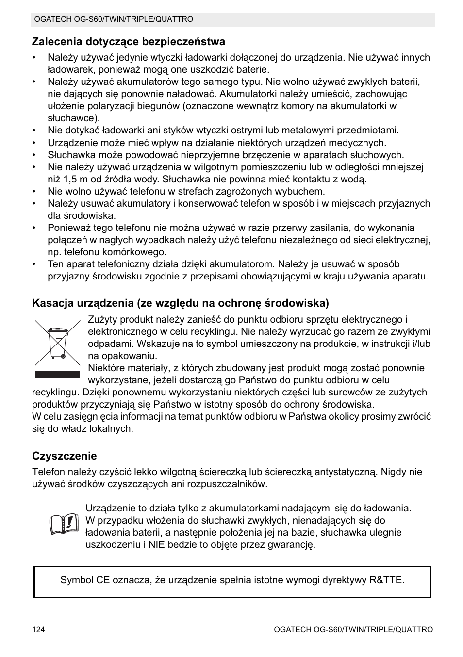 Topcom OGATECH OG-S60 User Manual | Page 124 / 144
