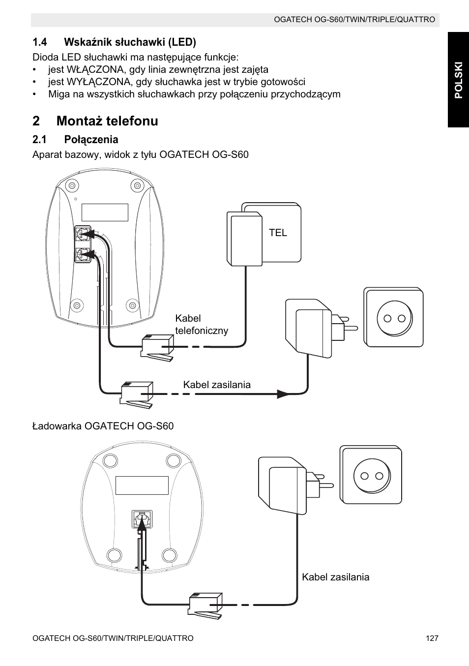2montaī telefonu | Topcom OGATECH OG-S60 User Manual | Page 127 / 144