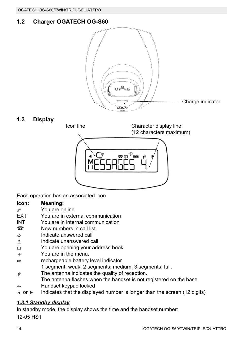 Topcom OGATECH OG-S60 User Manual | Page 14 / 144