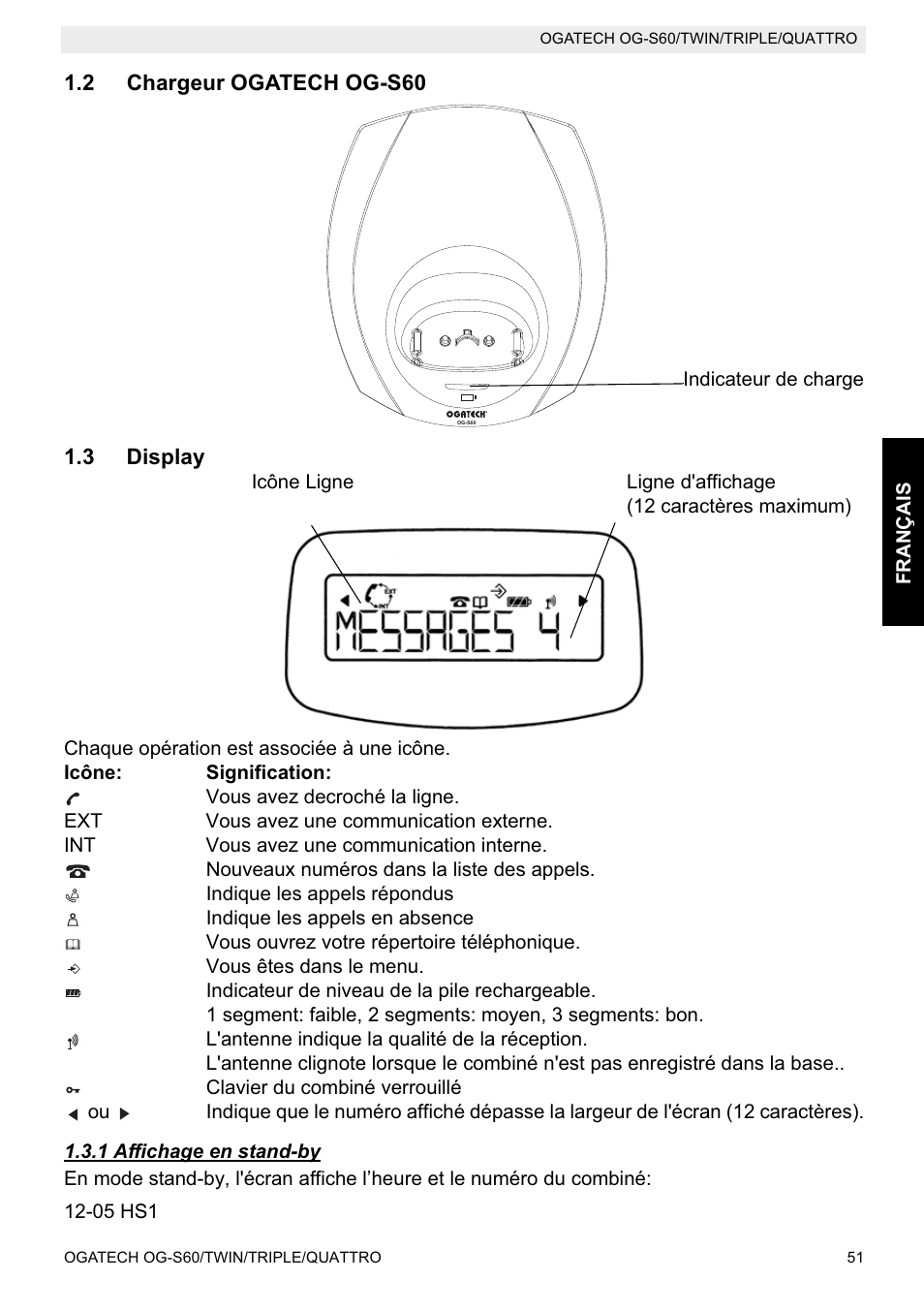 Topcom OGATECH OG-S60 User Manual | Page 51 / 144