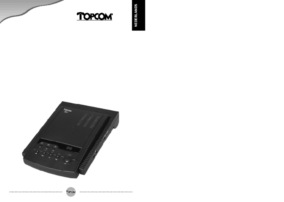 Topcom LUCCA Answering Machine User Manual | 36 pages