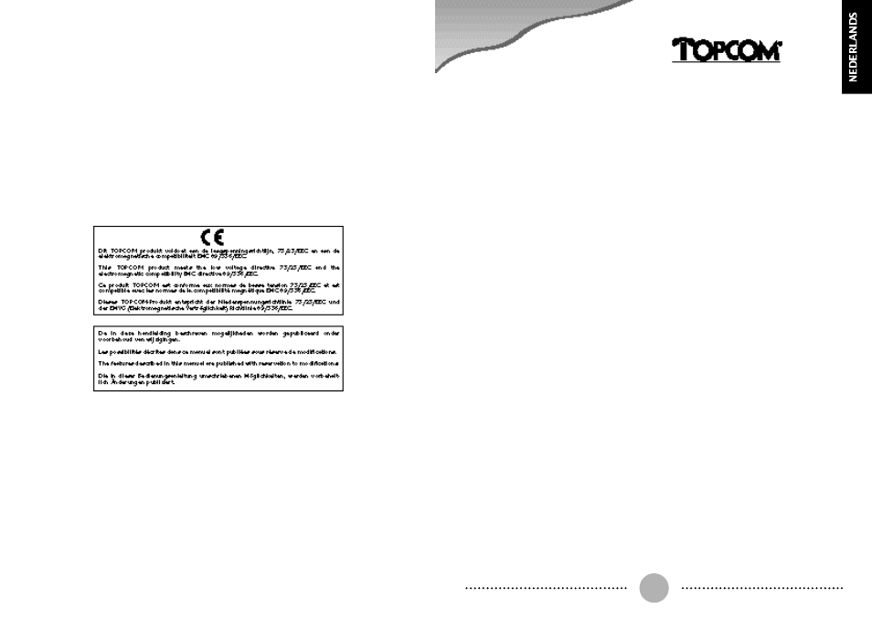 Lucca | Topcom LUCCA Answering Machine User Manual | Page 3 / 36