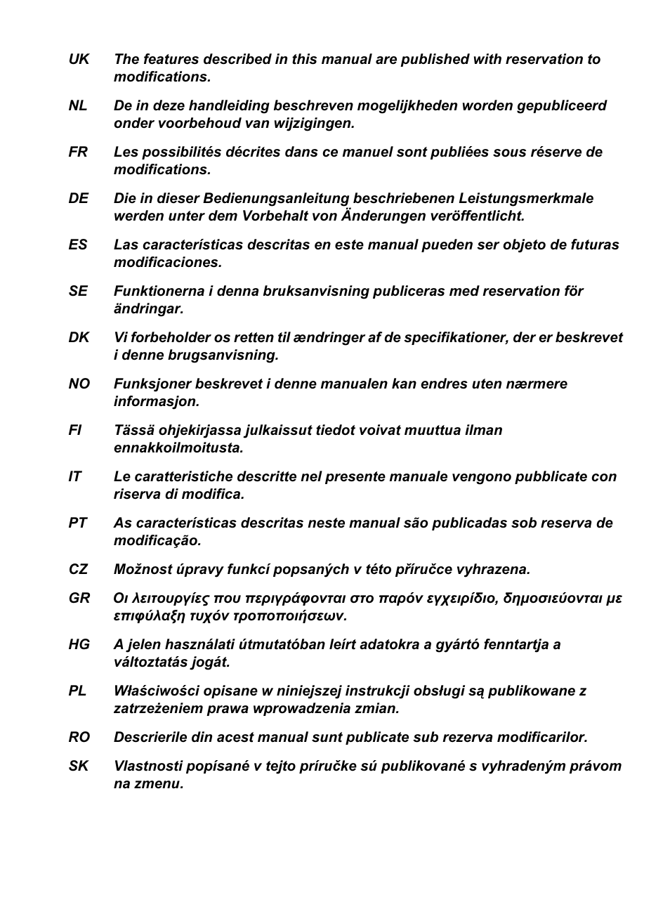 Topcom Shiatsu SFM-1000H User Manual | Page 2 / 108