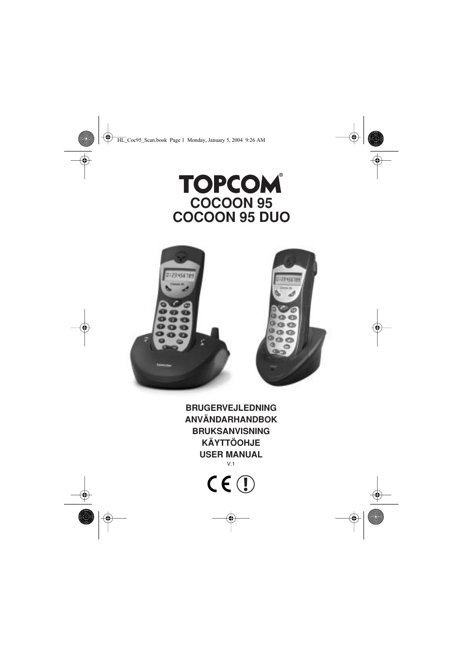 Topcom COCOON 95 DUO User Manual | 72 pages