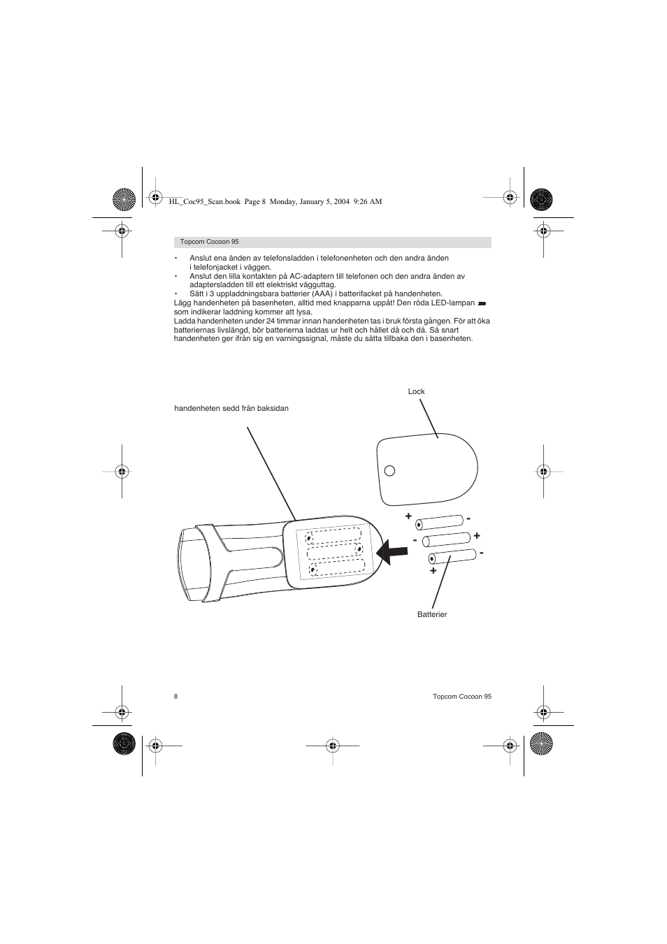 Topcom COCOON 95 DUO User Manual | Page 8 / 72