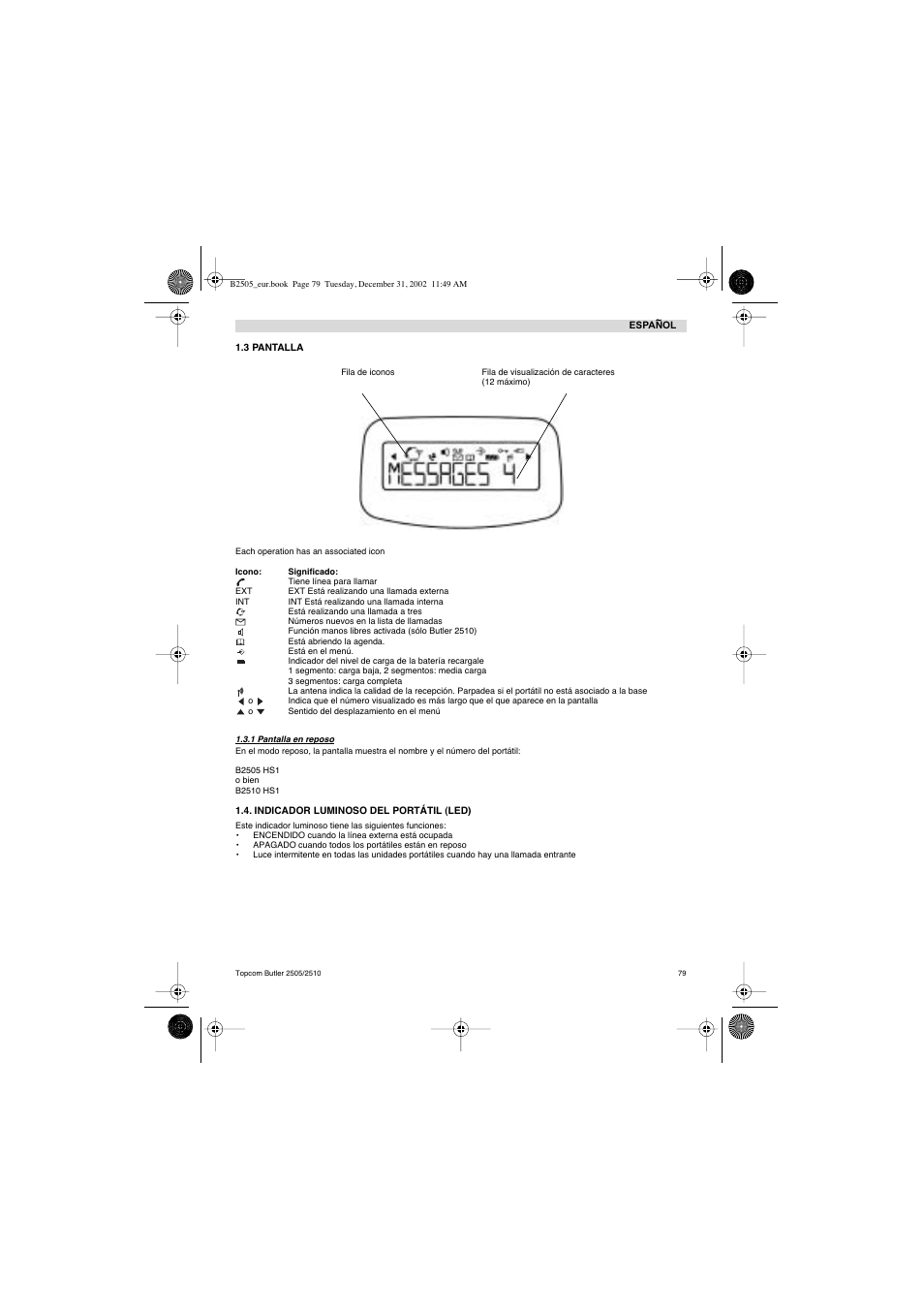 Topcom Butler 2510 User Manual | Page 79 / 96