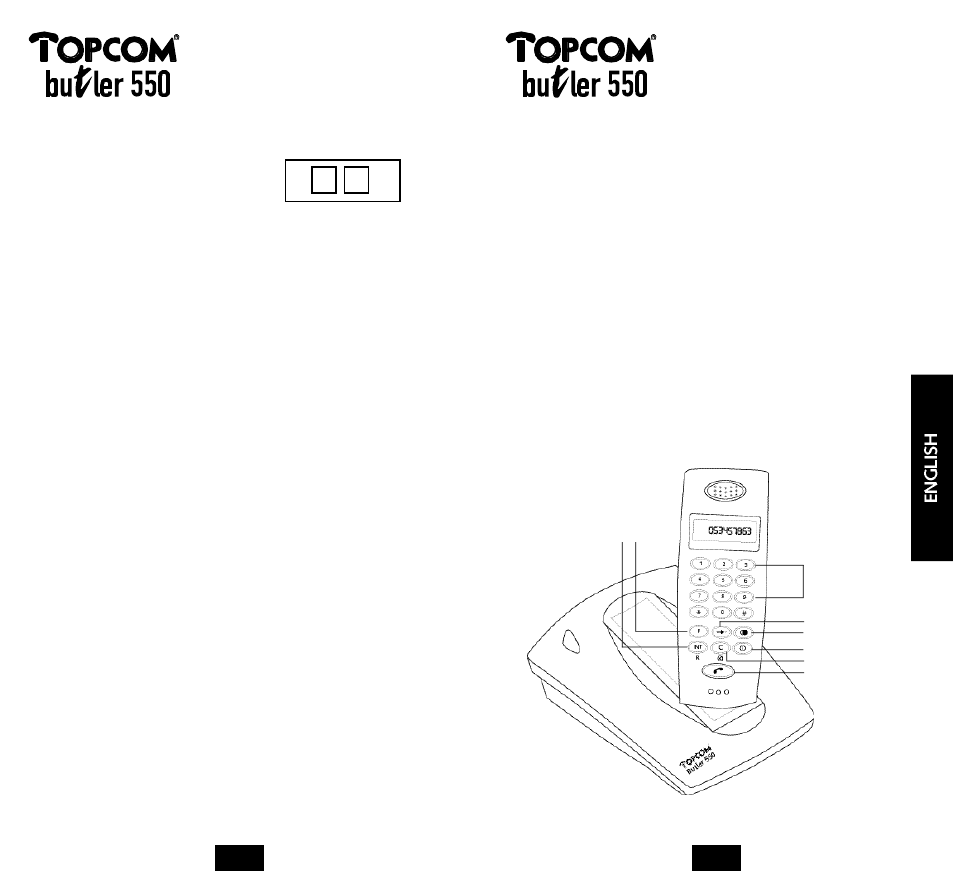 Topcom BUTLER 550 User Manual | Page 24 / 43