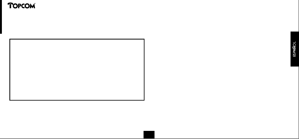 Clip 160 | Topcom CLIP 160 User Manual | Page 11 / 36