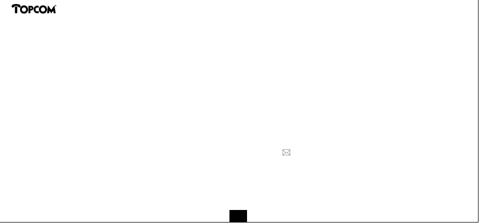 Clip 160 | Topcom CLIP 160 User Manual | Page 14 / 36