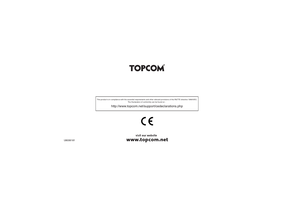 Topcom II 128 User Manual | Page 32 / 32