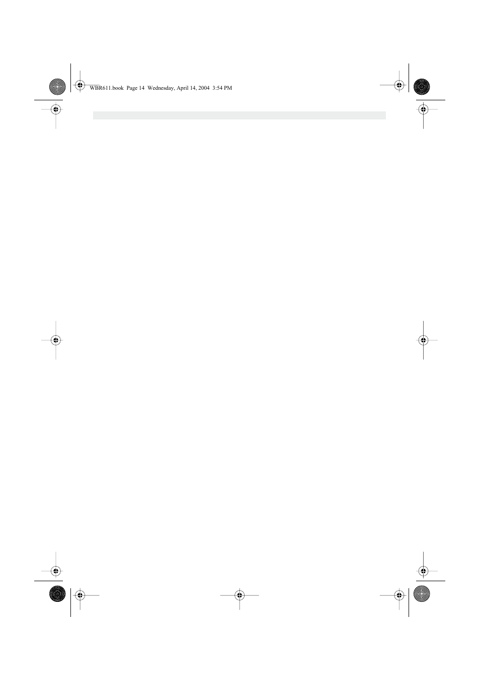 Topcom WBR 611 User Manual | Page 14 / 104