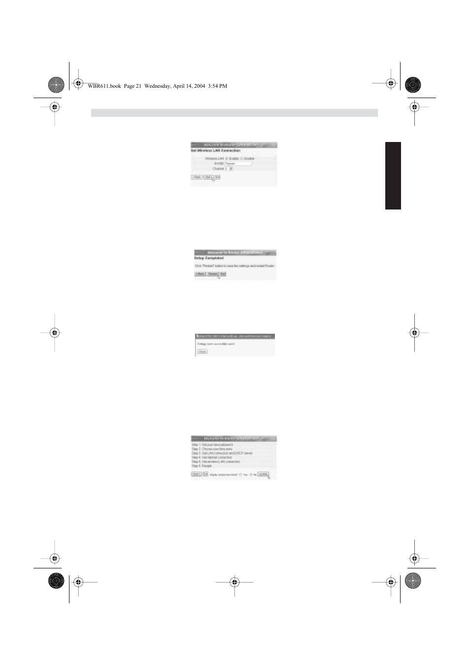 Topcom WBR 611 User Manual | Page 21 / 104