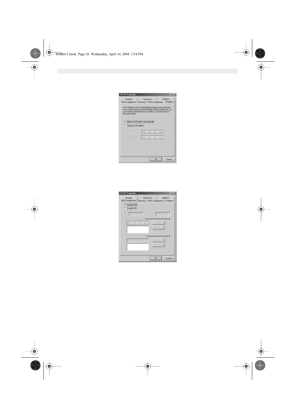 Vérifiez la configuration ip de votre pc | Topcom WBR 611 User Manual | Page 26 / 104