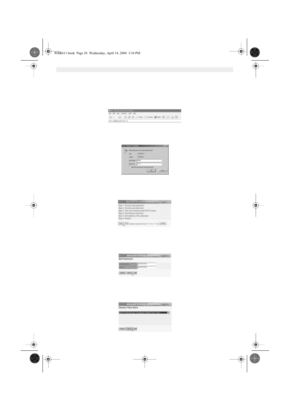 Paramétrer le routeur à bande large | Topcom WBR 611 User Manual | Page 28 / 104