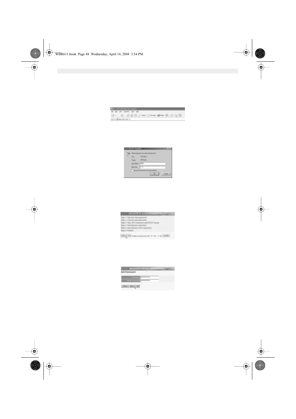 Installera bredbandsroutern | Topcom WBR 611 User Manual | Page 48 / 104