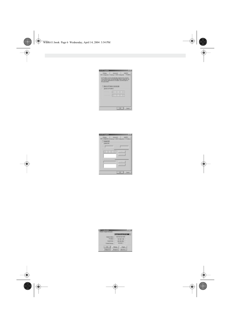 Verify your pc’s ip configuration | Topcom WBR 611 User Manual | Page 6 / 104