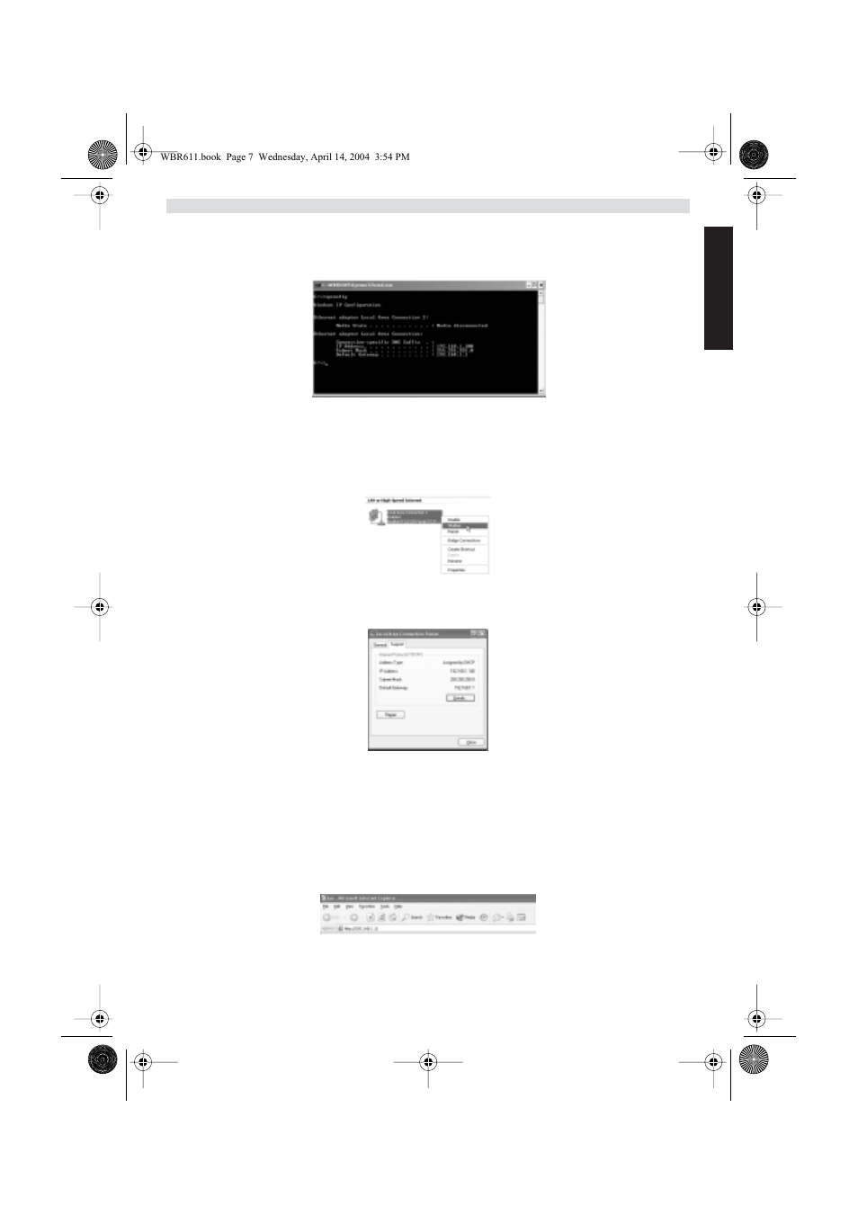 Setup the broadband router | Topcom WBR 611 User Manual | Page 7 / 104