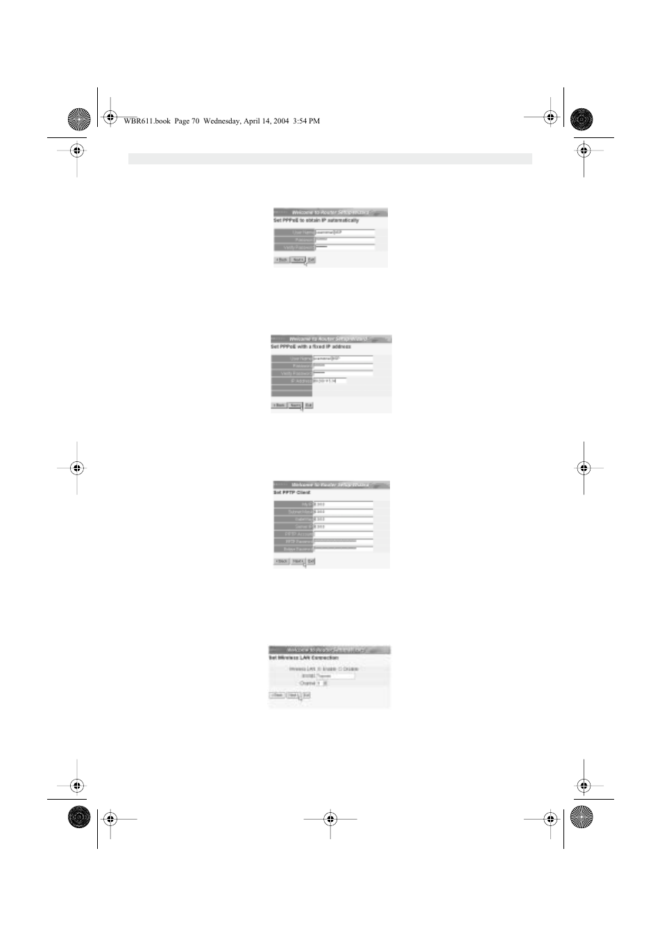 Topcom WBR 611 User Manual | Page 70 / 104