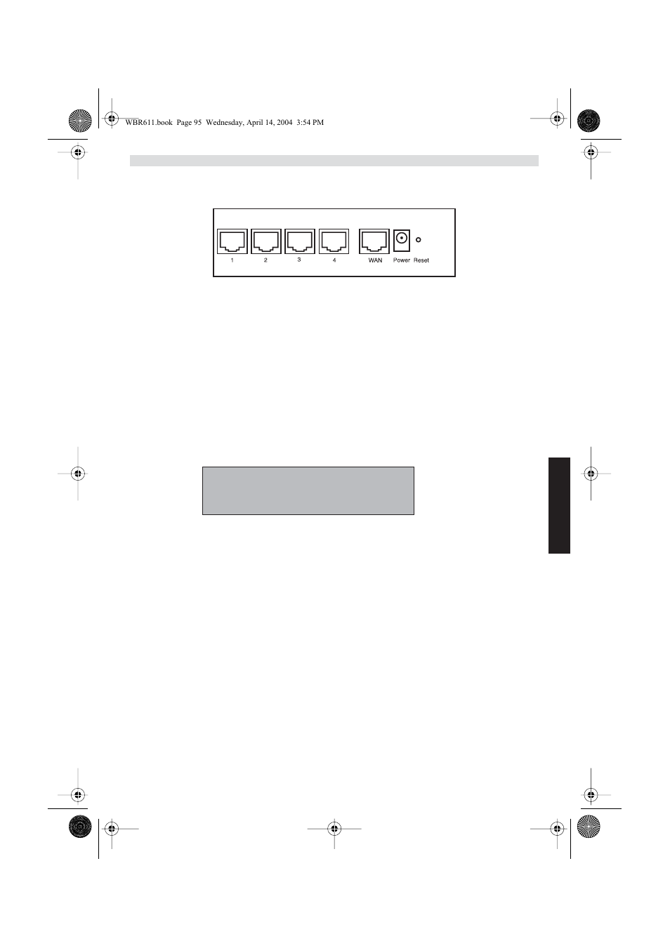 Painel de ligação | Topcom WBR 611 User Manual | Page 95 / 104