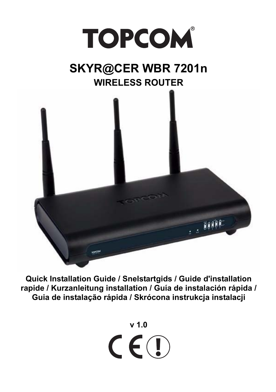 Topcom Skyr@cer WBR 7201 N User Manual | 120 pages